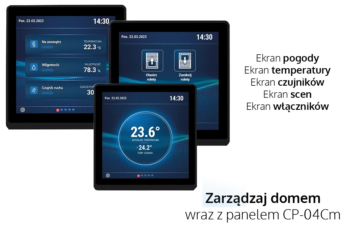 Zarządzaj domem wraz z panelem kontrolnym CP-04m Zarządzaj domem wraz z panelem kontrolnym CP-04Cm